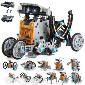 NWT  Kidwill 14-in-1 Solar Robot Kit for Kids, Stem Projects for Kids Age 8-12